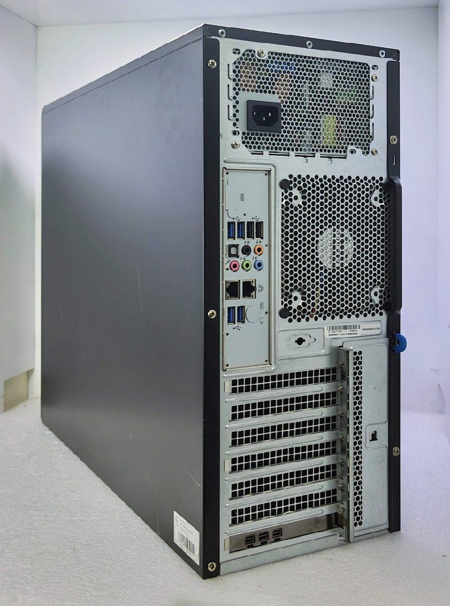 ★[Win11 Pro] 快適28コア 大容量メモリ SuperMicro CSE732 タワー型WS (Xeon E5-2680v4 2.4GHz*2/64GB/SSD 256GB+1TB/Quadro P400/DVDRW)