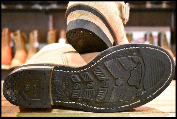 RED WING エンジニア 8268 ラフアウト US9 スウェード 9D 良品 11年】レッドウィング 8268 スエード エンジニア ホーソーン