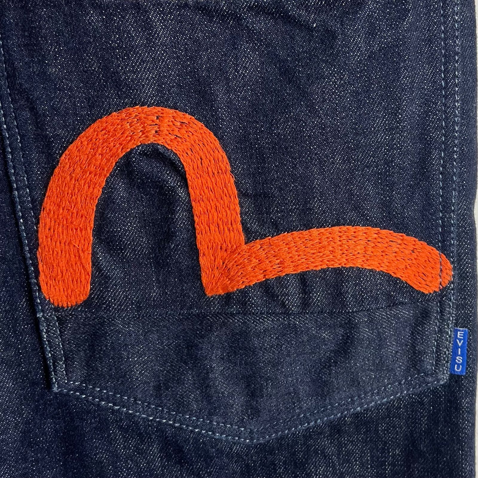 EVISU PMG archive KAMOME stitch denim pants w34 エヴィス エビス