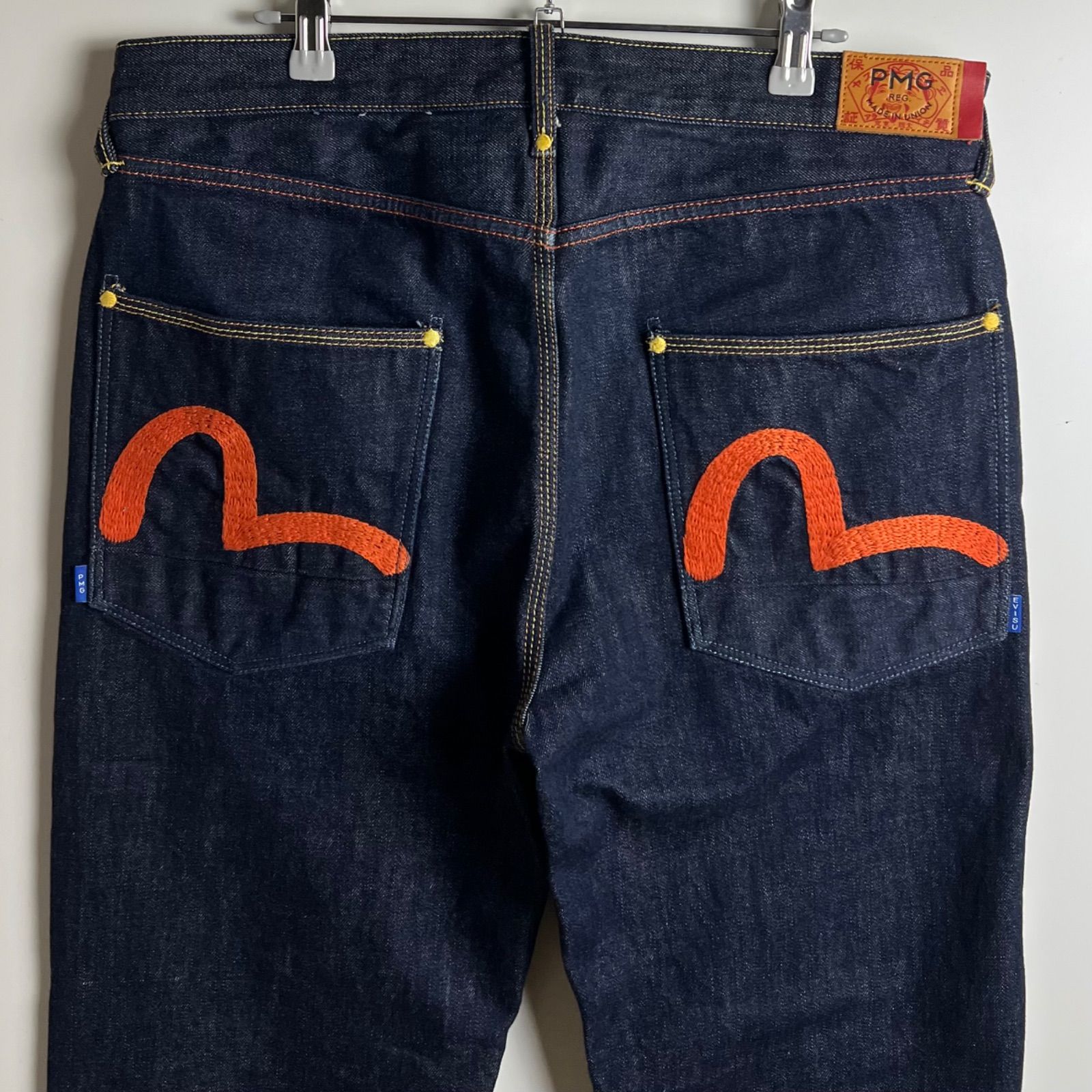 EVISU PMG archive KAMOME stitch denim pants w34 エヴィス エビス