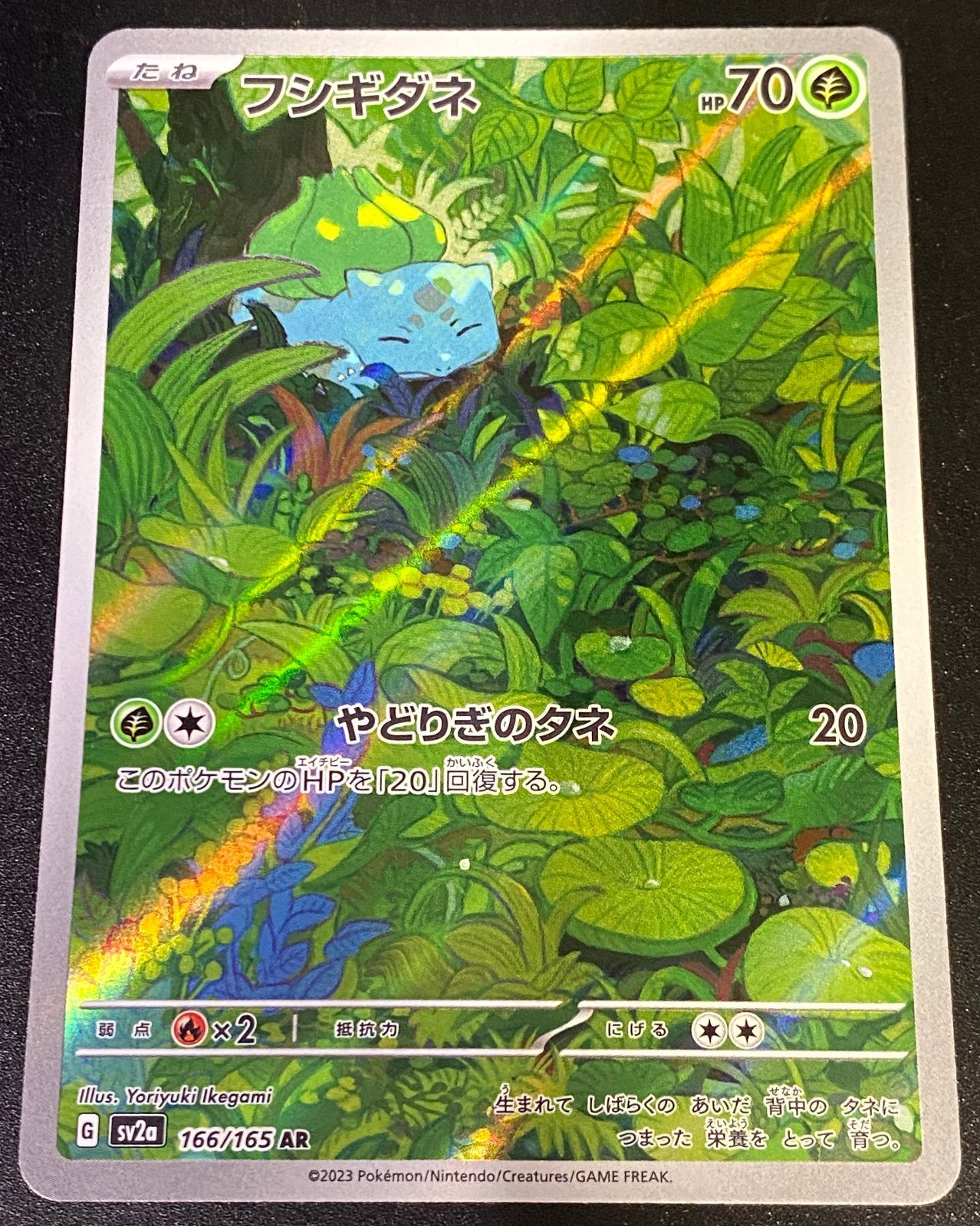 ポケモンカード 9枚セット フシギダネ AR SV2a 151 166/165 フシギダネ