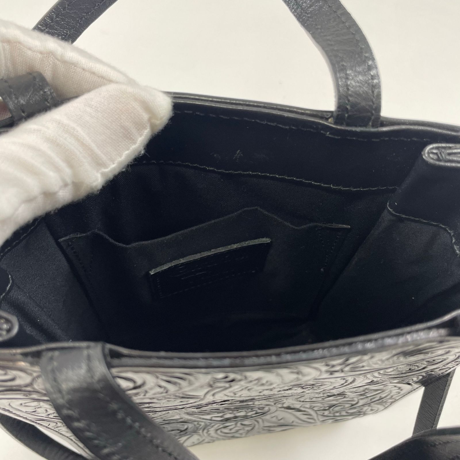Carving Tribes / shoulder Mini Tote バッグ 参考定価：36,000+tax
