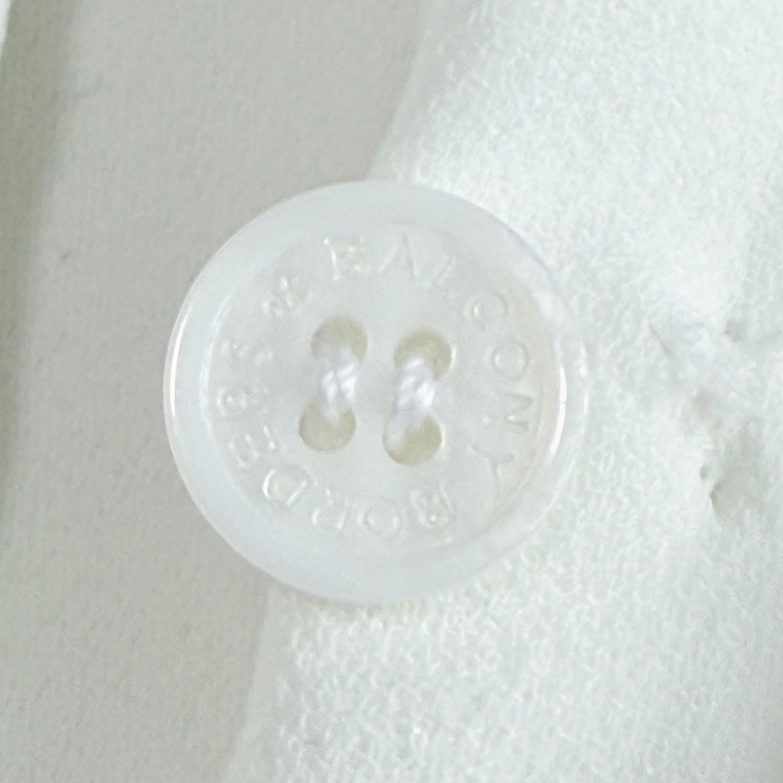 ◇美品◇ BORDERS at BALCONY フリルジョーゼットブラウス 36 白 長袖