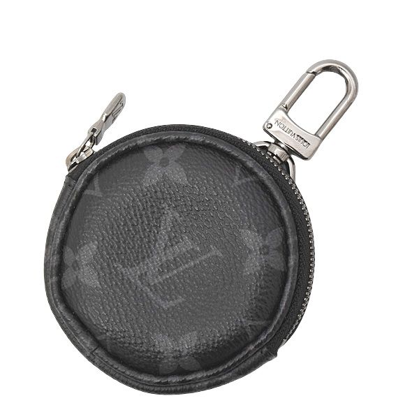 ルイヴィトン 財布 メンズ モノグラムエクリプス ポルトクレ ラウンド コインケース 小銭入れ Louis Vuitton M62796 中古