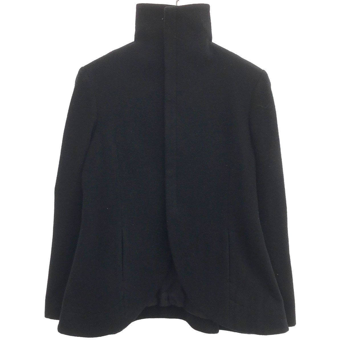 Yohji Yamamoto FEMME ヨウジヤマモト ファム 2004AW ウールハイネックジャケット FJ-J18-541 ブラック 1