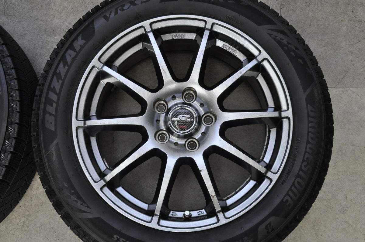 バリ溝 VRX3付】シュナイダー 17in 7J +53 PCD114.3 2023年製