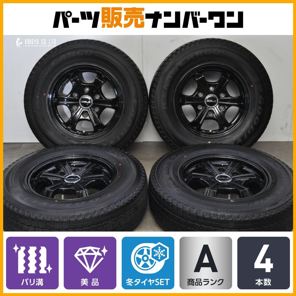 2024年製 バリ溝 美品】DELF DF-05 15in 6J +33 PCD139.7 グッドイヤー