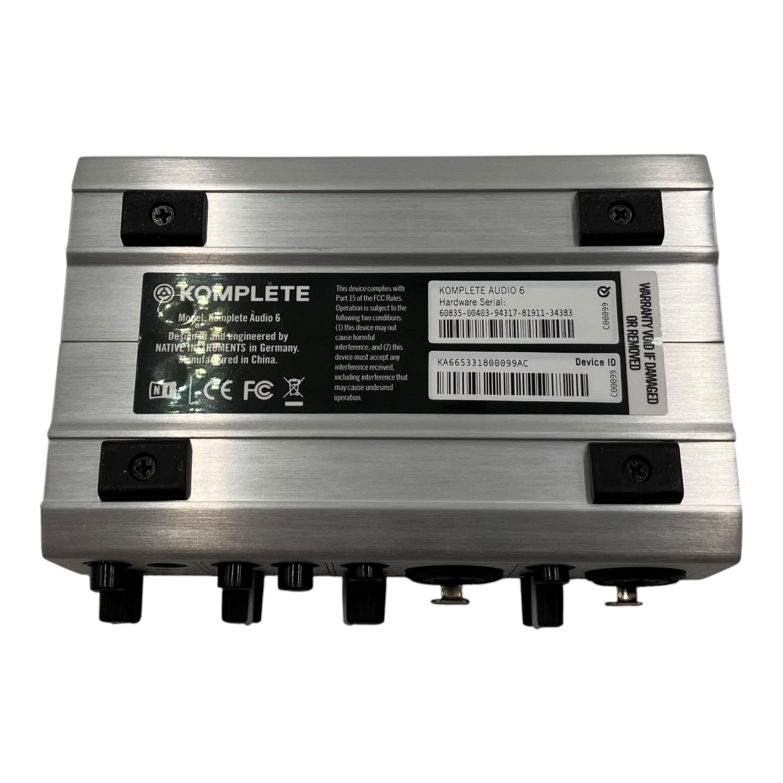 □Native Instruments KOMPLETE AUDIO 6 USB オーディオ