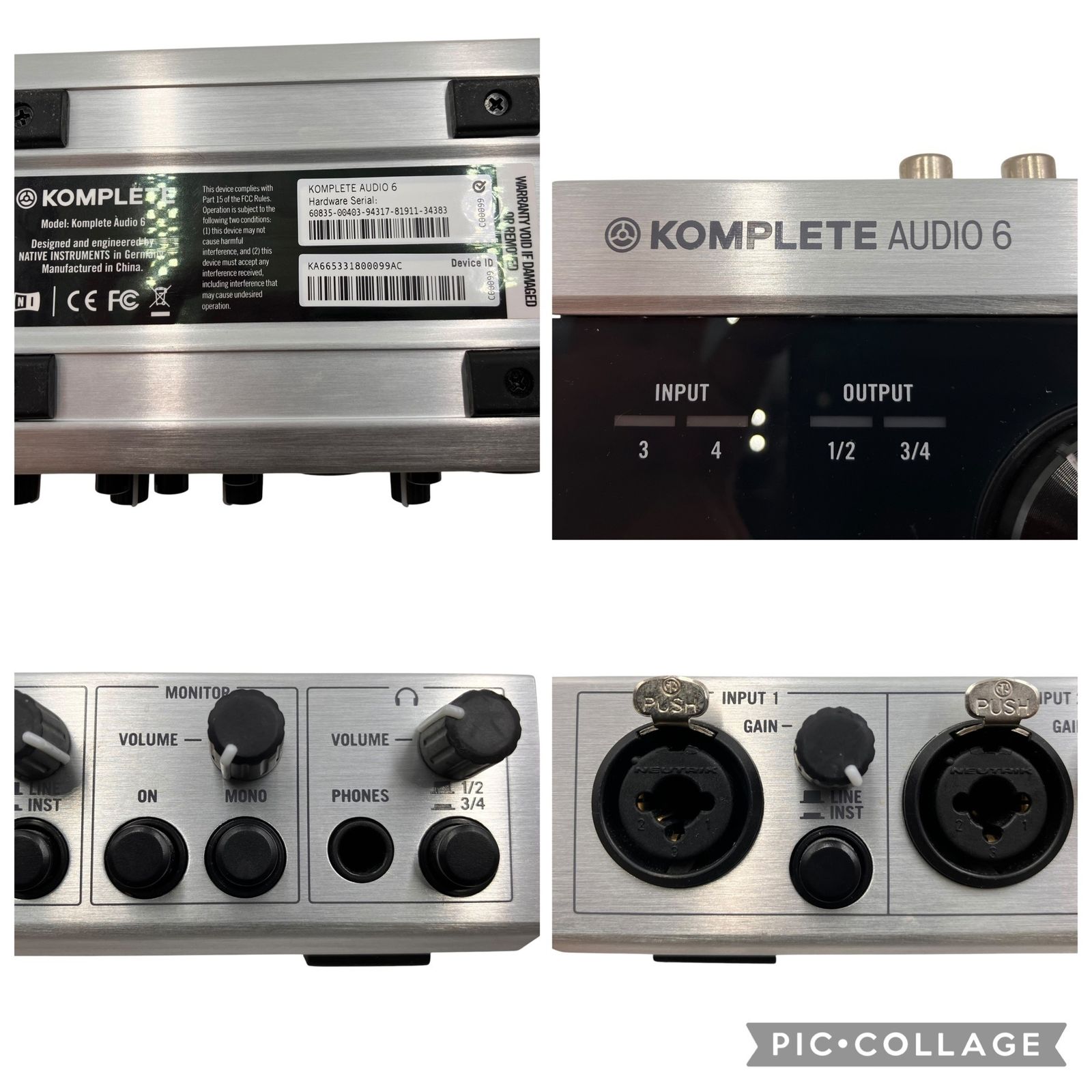 □Native Instruments KOMPLETE AUDIO 6 USB オーディオ