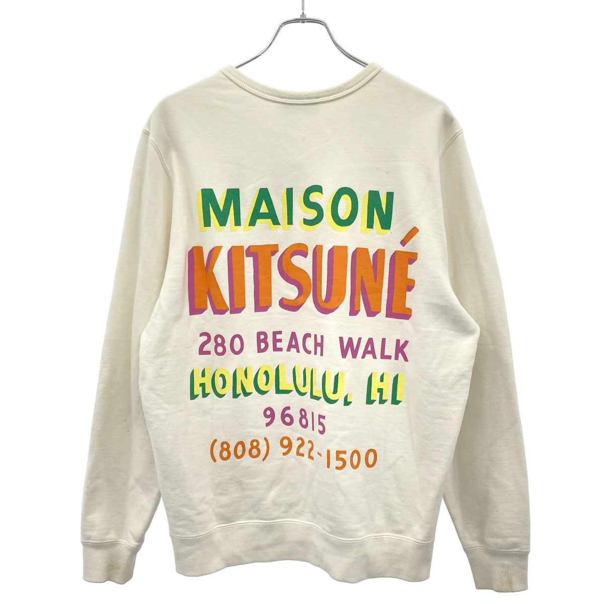MAISON KITSUNE メゾンキツネ プリントスウェットトレーナー KMM-39710