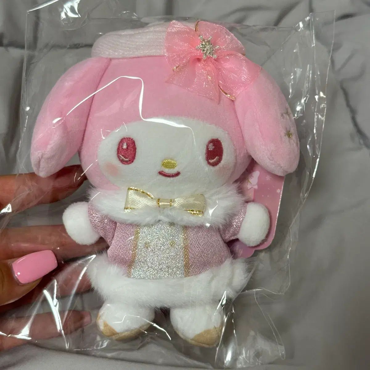 サンリオ ニュー スノウ ファンタジー2 マスコット ぬいぐるみ キーホルダー マイメロディ