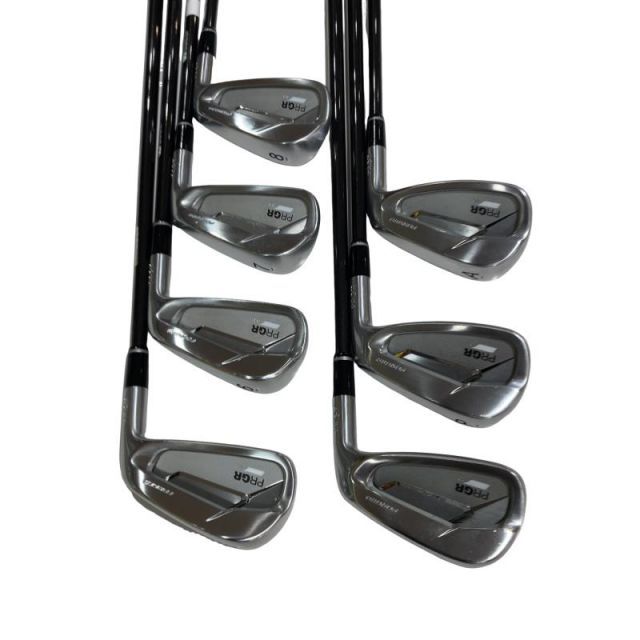 【中古】 プロギア PRGR 03 7S アイアンセット IR Diamana FOR PRGR(2022 IR) (フレックスSR) メンズ 男性用 右利き 右用 Cランク ゴルフクラブ