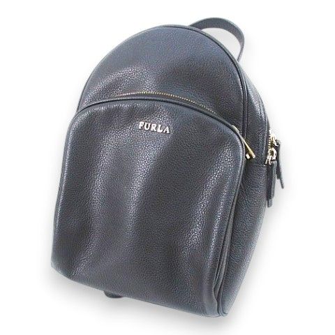 フルラ FURLA バックパック リュック ブラック 黒系 レザー