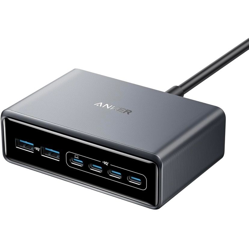 Anker Prime Charger (200W, 6 Ports, GaN) 【PSE技術基準適合/USB PD対応】