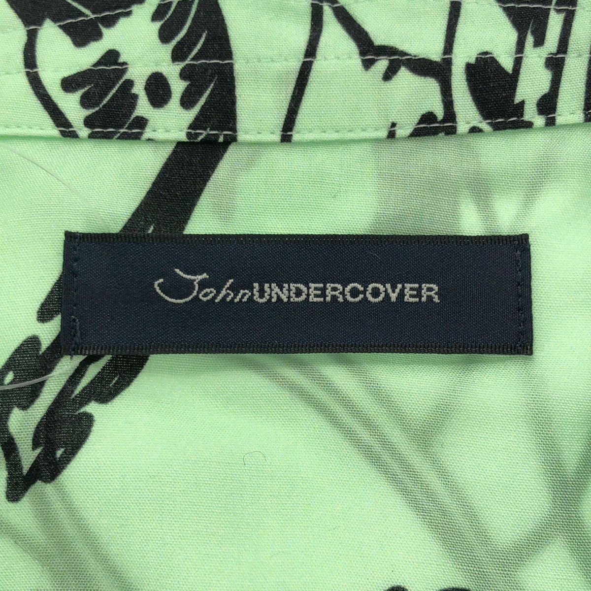 John UNDERCOVER ジョンアンダーカバー アロハシャツ JUT9401 グリーン 