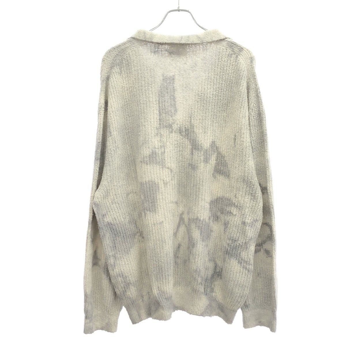 scair スケアー 23SS Uneven Dye Skipper Sweater アンイーブンダイ 