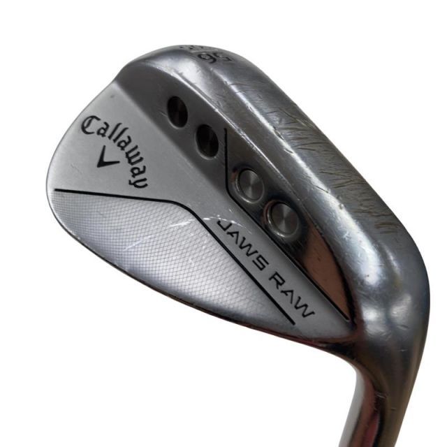 【中古】 キャロウェイ JAWS RAW クロムメッキ 56°/10°S ウェッジ WG Dynamic Gold (フレックスS) メンズ 男性用 右利き 右用 Cランク ゴルフクラブ