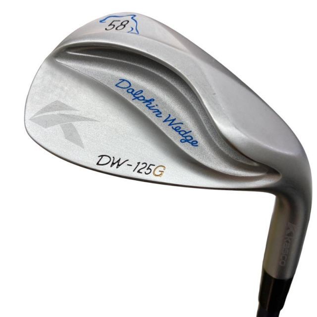 【中古】 キャスコ Dolphin Wedge DW-125G シルバー 58° レディース ウェッジ WG Dolphin DP-231 (フレックスL) レディース 女性用 右利き 右用 Bランク ゴルフクラブ