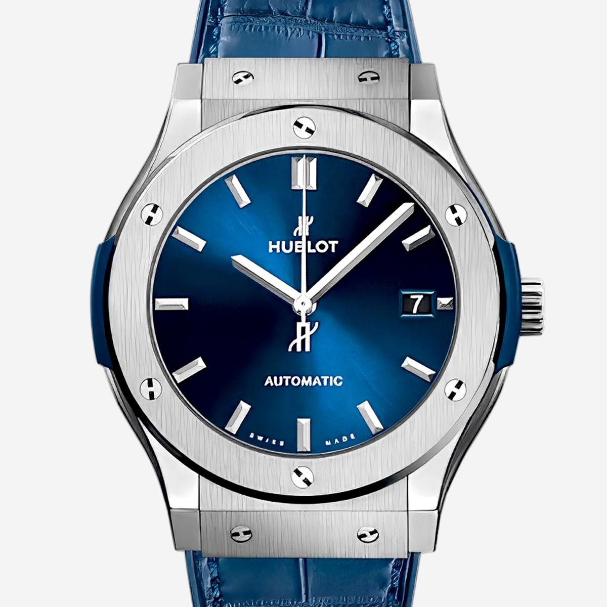 【HUBLOT】ウブロ クラシックフュージョン 511.NX.7170.LR ブルー 中古