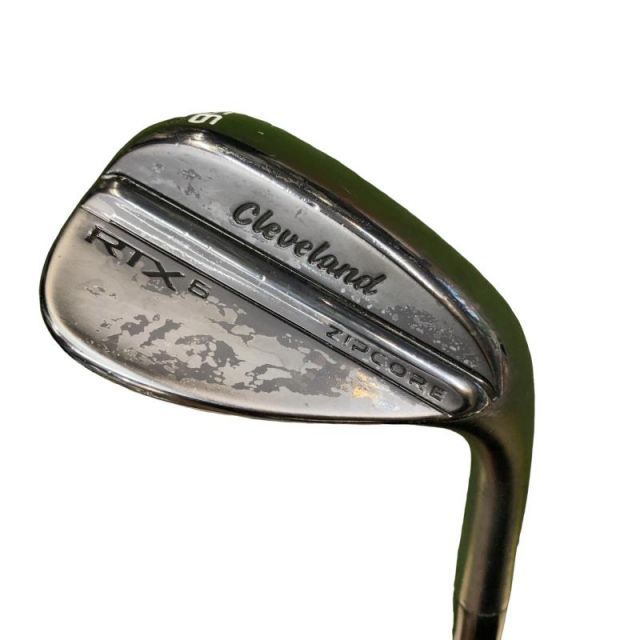 【中古】 クリーブランド Cleveland RTX-6 ZIPCORE ブラックサテン 56°/12° FULL ウェッジ WG 純正特注シャフト (フレックスS) メンズ 男性用 右利き 右用 Cランク ゴルフクラブ