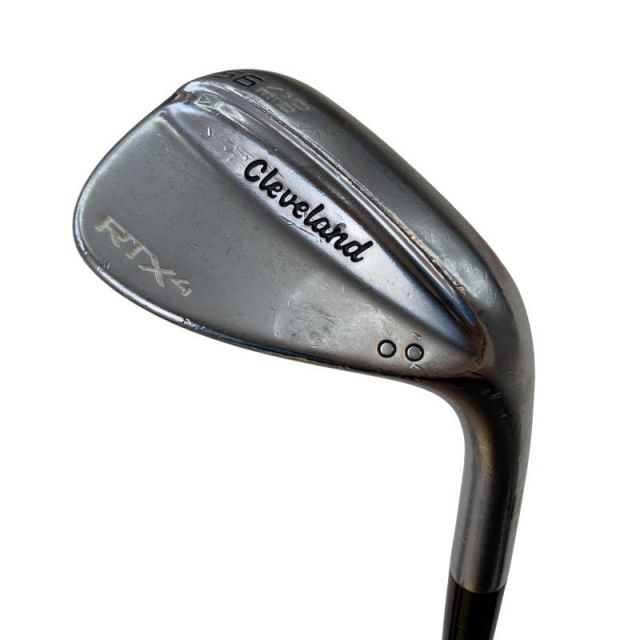 【中古】 クリーブランド Cleveland RTX-4 ツアーサテン 56°/10° MID ウェッジ WG 純正特注シャフト (フレックスX) メンズ 男性用 右利き 右用 Cランク ゴルフクラブ