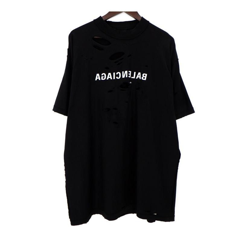 バレンシアガ BALENCIAGA 【 720198 TQVP3 Destroy Inside Out T-Shirt 】 デストロイ Tシャツ 49249