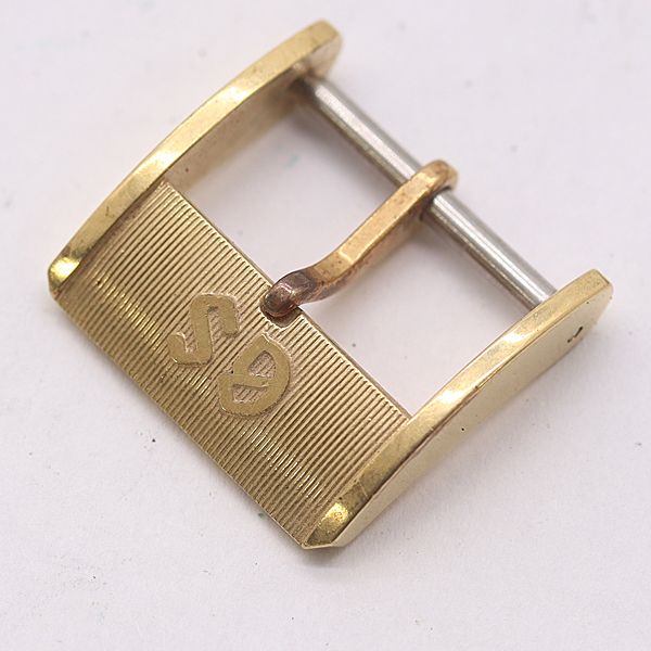 良品 セイコー グランドセイコー 純正尾錠 ゴールドカラー 15mm用
