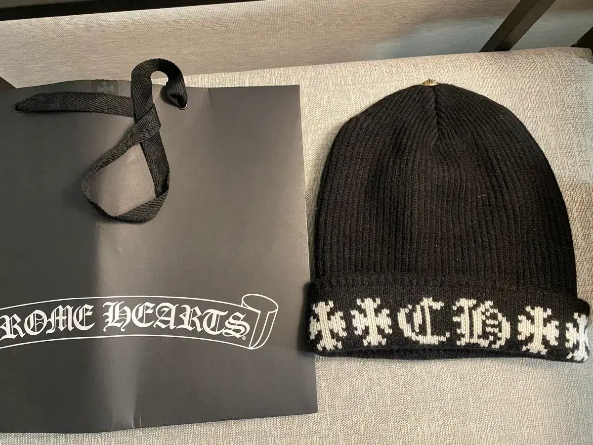 (新品) CHROME HEARTS クロムハーツ BIG DADDY ビーニー ブラック