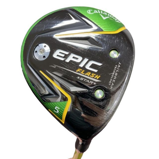 【中古】 キャロウェイ EPIC FLASH STAR 5W フェアウェイウッド FW リシャフト (フレックスその他) メンズ 男性用 右利き 右用 Dランク ゴルフクラブ