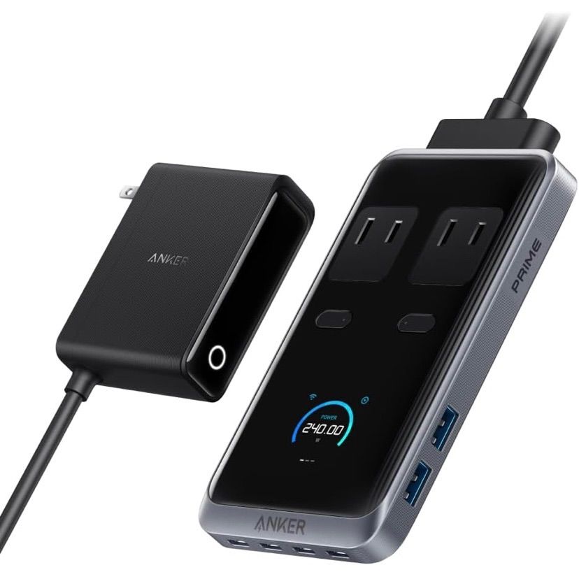 Anker Prime Charging Station (8-in-1, 240W) 【PSE技術基準適合】iPhone Galaxy Android スマートフォン MacBook ノートPC 各種 その他機器対応