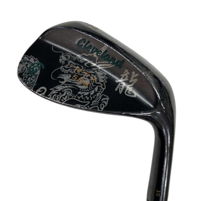 【中古】 クリーブランド Cleveland 588 RTX 2.0(限定) 龍 52°/10° ウェッジ WG Dynamic Gold Design Tuning(黒×金) (フレックスS) メンズ 男性用 右利き 右用 Dランク ゴルフクラブ