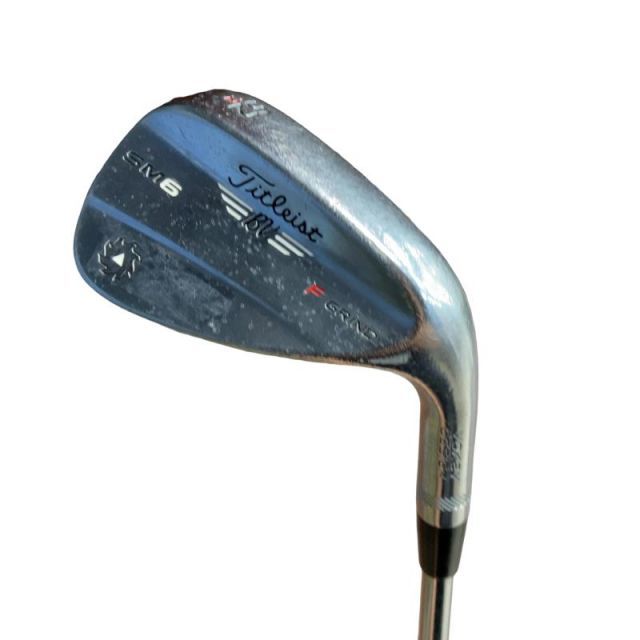 【中古】 タイトリスト VOKEY SPIN MILLED SM6 ツアークロム 52°/12°F ウェッジ WG 純正特注シャフト (フレックスS) メンズ 男性用 右利き 右用 Dランク ゴルフクラブ