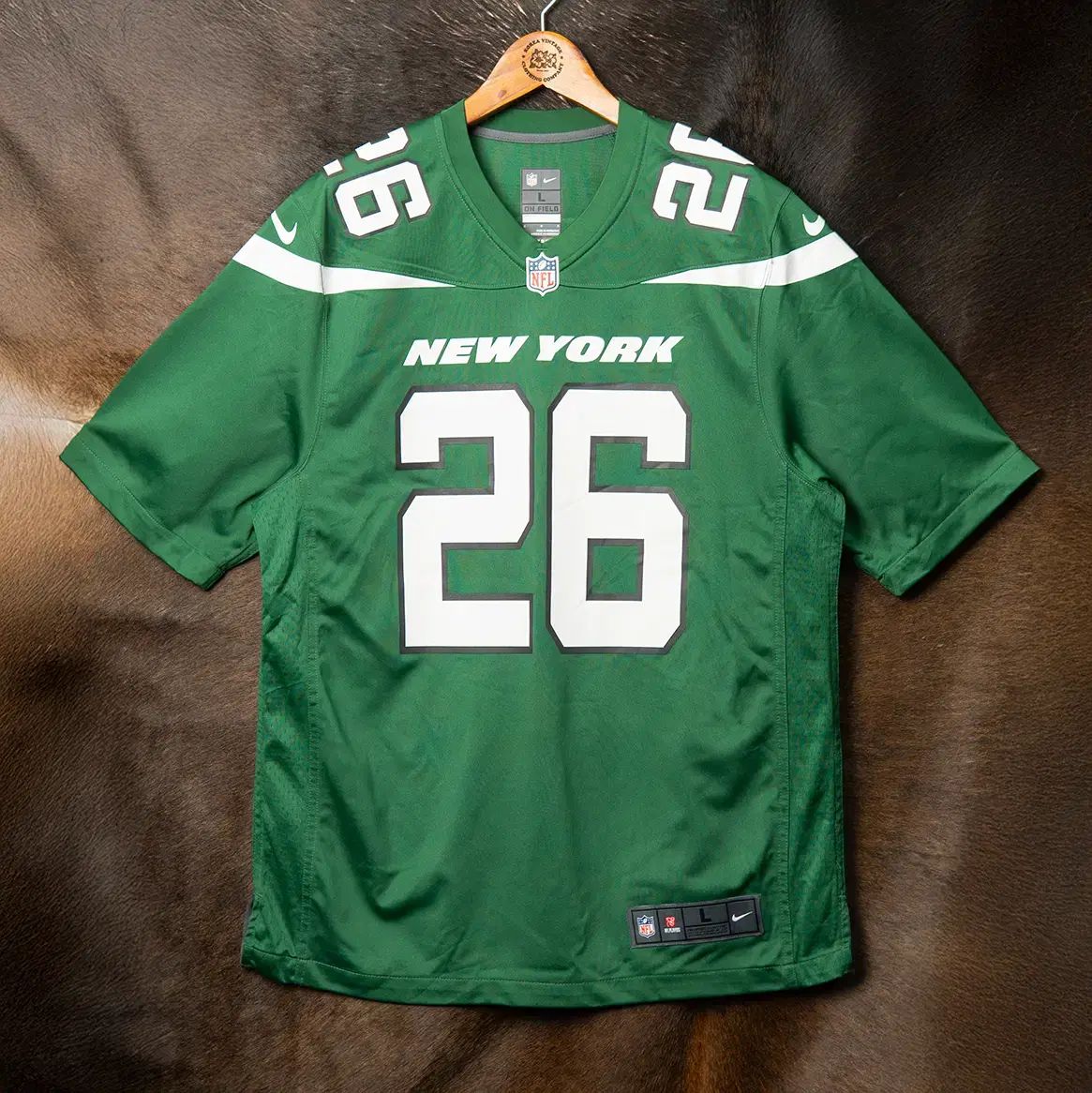 110 NIKE NFL ニューヨーク・ジェッツ 르비온 (Be on D) フットボールジャージ