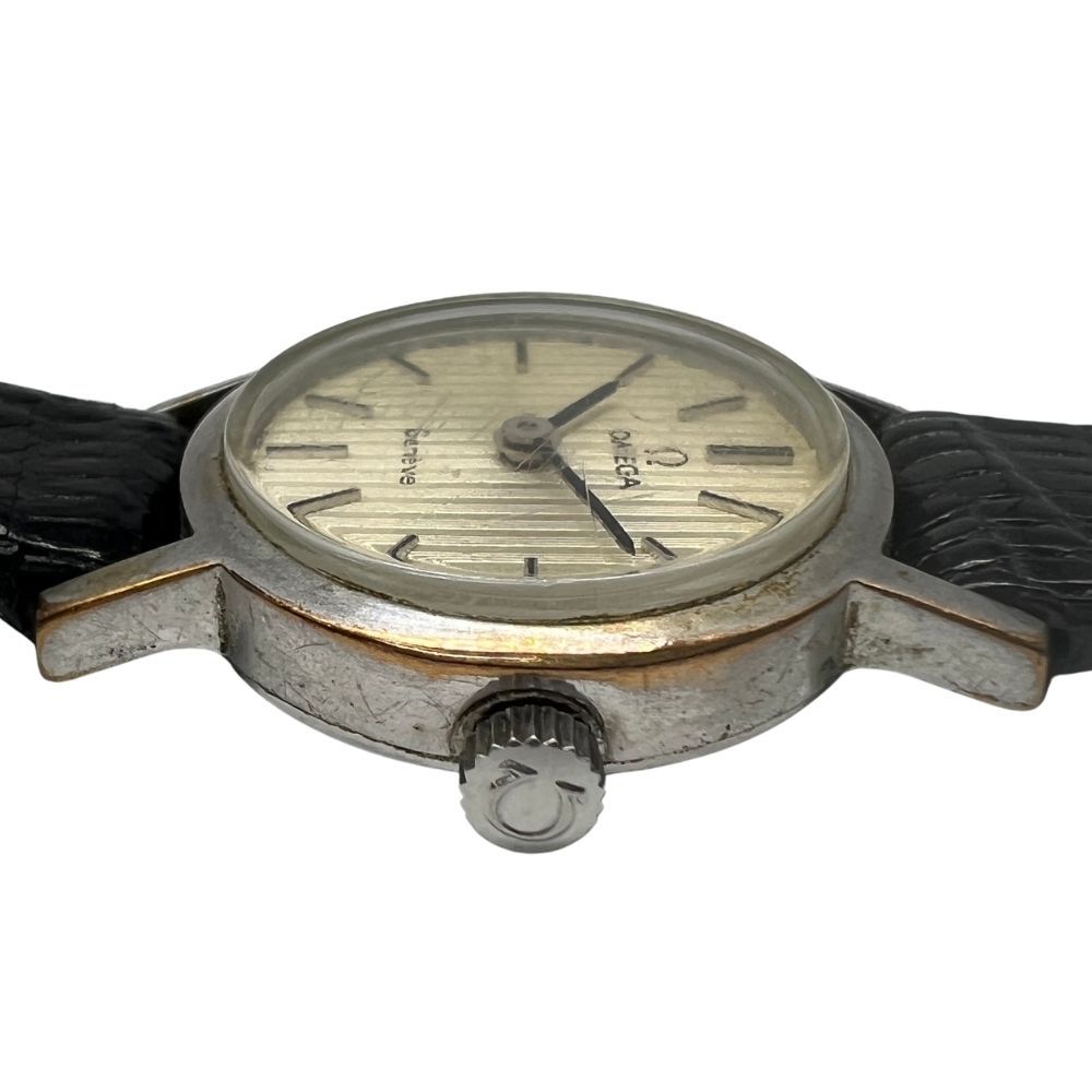 OMEGA オメガ ジュネーブ 手巻き レディース ベルト社外品 腕時計 正規