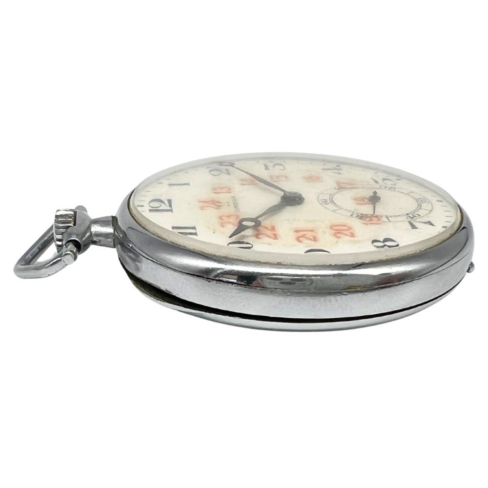 【希少】OMEGA オメガ 懐中時計 手巻き スモールセコンド シルバー 正規品 OMEGA オメガ 懐中時計 スモールセコンド 手巻き アンティーク 正規品
