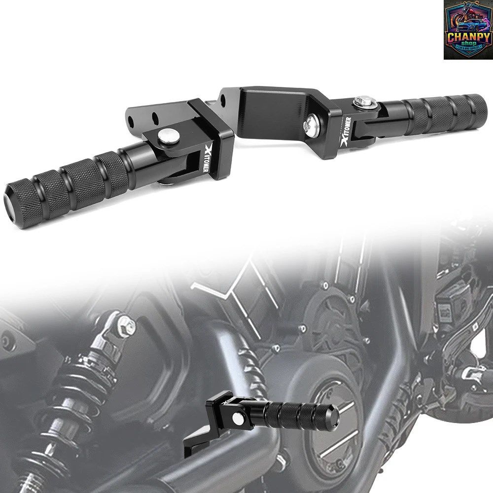 インディアンスカウト/ABS ローグ シックスティ トゥエンティ シックスティ ABS 100周年記念モデル用リアパッセンジャーフットペグ/フット