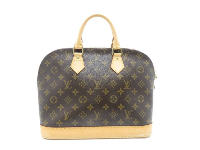 LOUIS VUITTON ルイ・ヴィトン バッグ アルマ モノグラム ﾊﾞｯｸﾞ M51130 ハンドバッグ モノグラムキャンバス ブラウン レディース【中古】