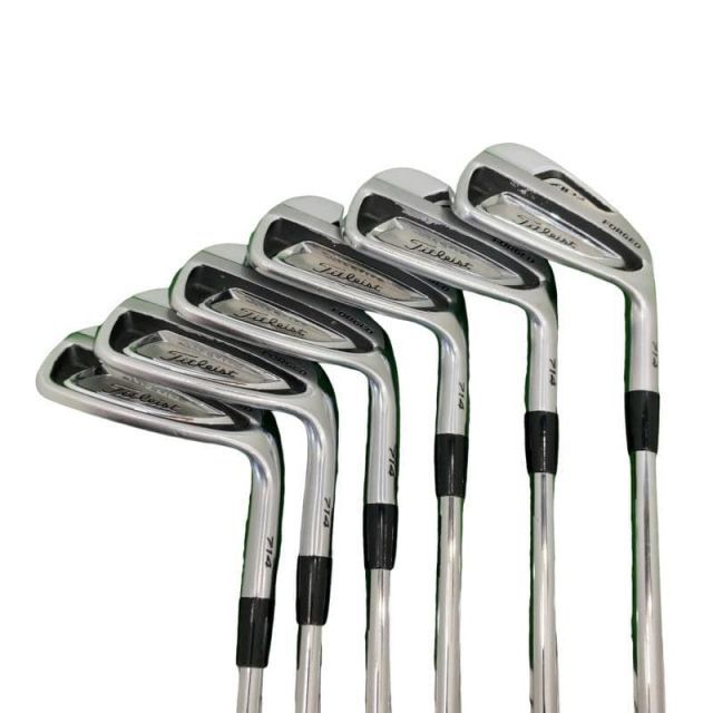 【中古】 タイトリスト Titleist AP2 714 6S アイアンセット IR 純正特注シャフト (フレックスS) メンズ 男性用 右利き 右用 Cランク ゴルフクラブ