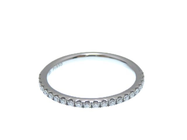 HARRY WINSTON ハリーウィンストン ジュエリー マイクロパヴェハーフバンドR/PT/D/2.0g/#6 貴金属･宝石 WBDPRDPAMICH-040 【中古】431