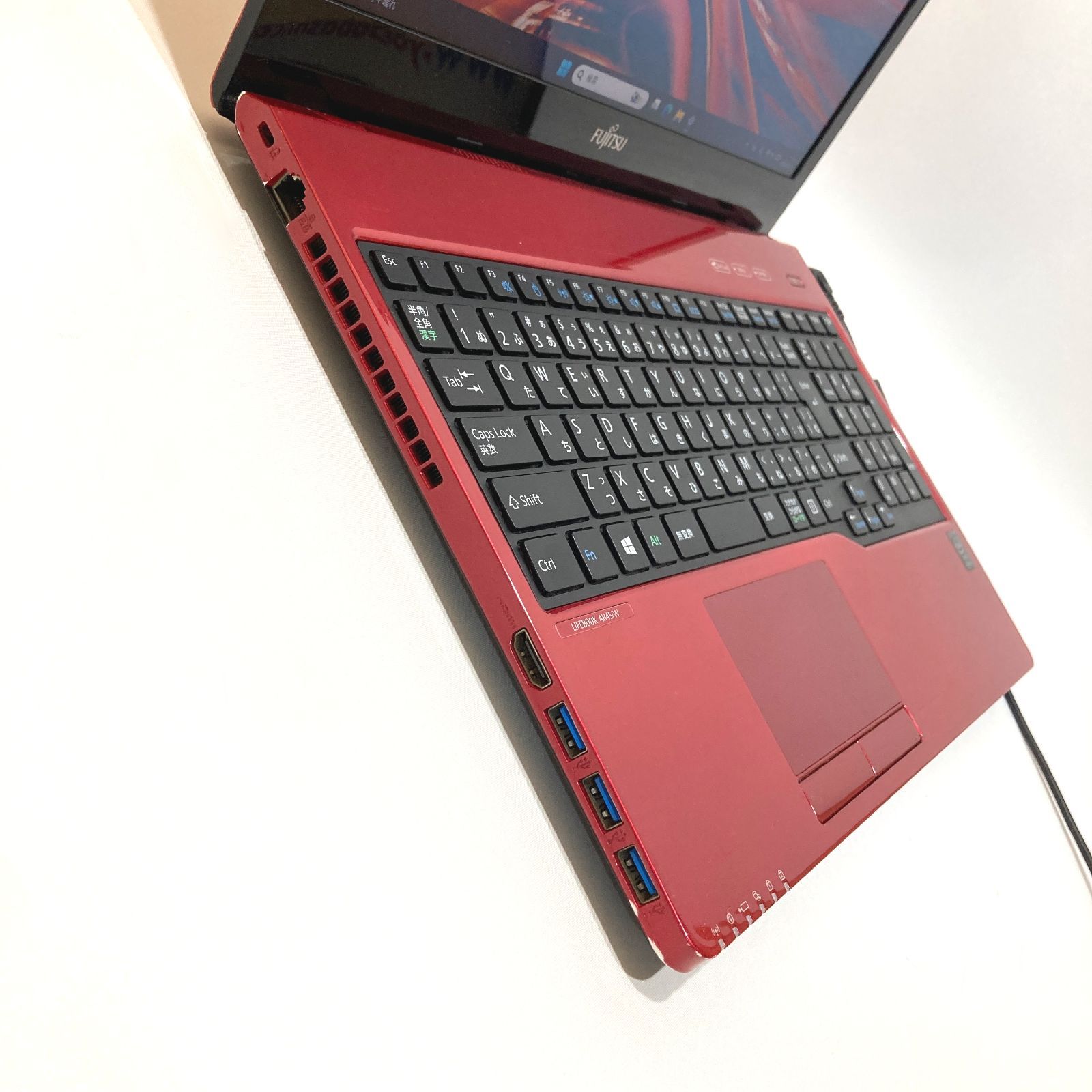 Win11★i5＋SSD128GB★めっちゃきれいな赤い富士通LIFEBOOK♪ 赤】富士通ノートPC D690-1 Office付 Win11 SSD256GB - メルカリ
