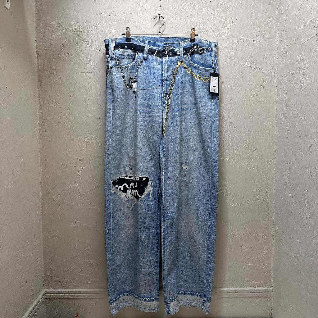 5351 POUR LES HOMMES 5351プール・オム WIDE DENIM イラストデニム