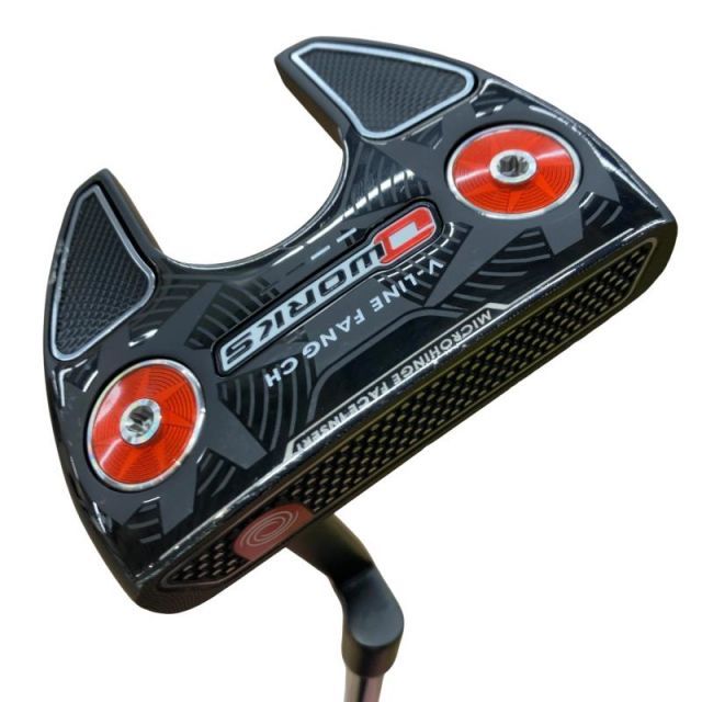【中古】 オデッセイ O WORKS V-LINE FANG CH 34インチ パター PT スチール (フレックスその他) メンズ 男性用 右利き 右用 Cランク ゴルフクラブ