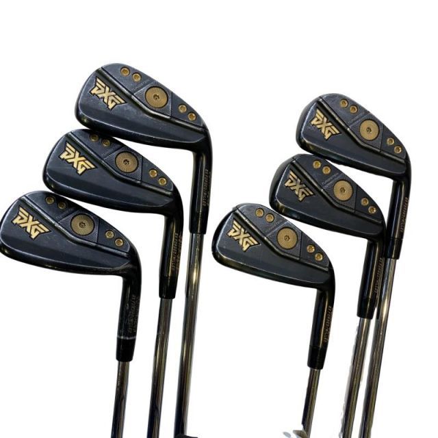 【中古】 PXG PXG 0311P GEN6(ブラック) 6S アイアンセット IR 純正特注シャフト (フレックスS) メンズ 男性用 右利き 右用 Cランク ゴルフクラブ