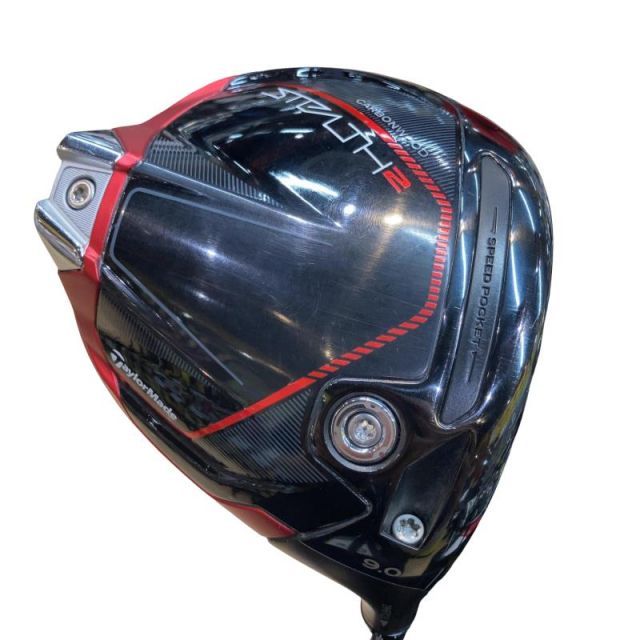 【中古】 テーラーメイド STEALTH2 9° ドライバー DR TENSEI RED TM50(STEALTH DR) (フレックスS) メンズ 男性用 右利き 右用 Cランク ゴルフクラブ