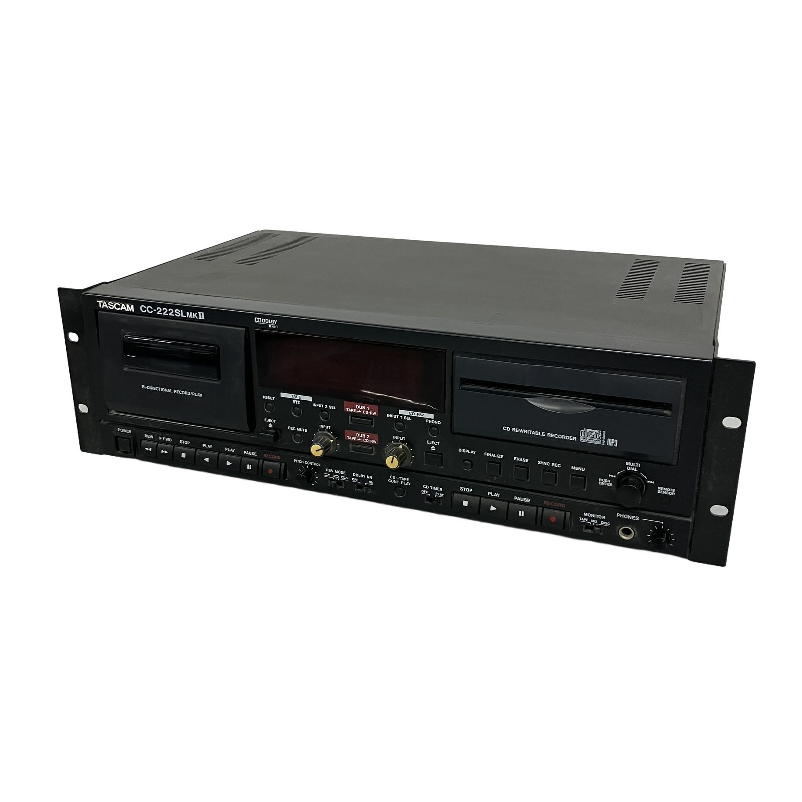 TASCAM Cカセットデッキ CDレコーダーCD-RC-222SL MK II / CD-RW録音