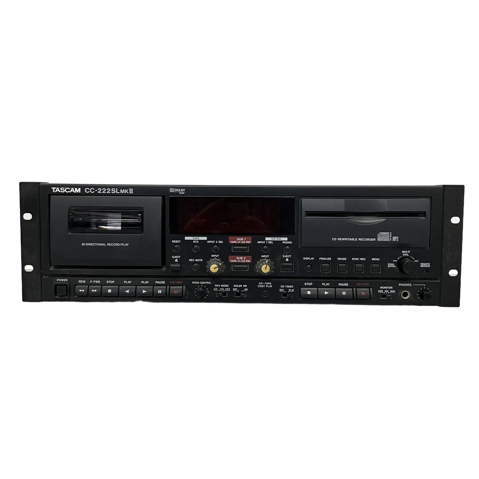 TASCAM Cカセットデッキ CDレコーダーCD-RC-222SL MK II / CD-RW録音