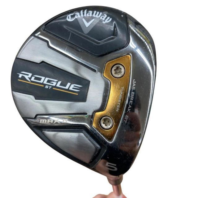 【中古】 キャロウェイ ROGUE ST MAX D 5W フェアウェイウッド FW 純正特注シャフト (フレックスX) メンズ 男性用 右利き 右用 Cランク ゴルフクラブ