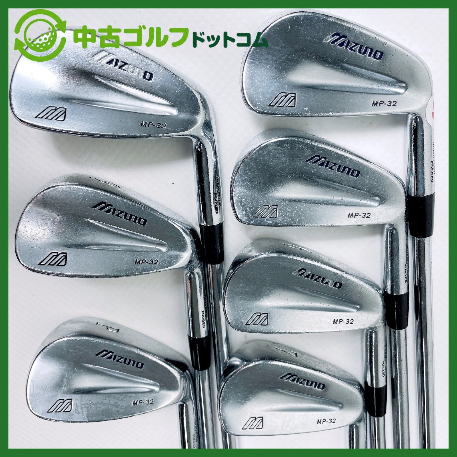 【中古】ミズノ MP-32 4-9I/PW 7本セット アイアン セット (Dynamic Gold)【S】