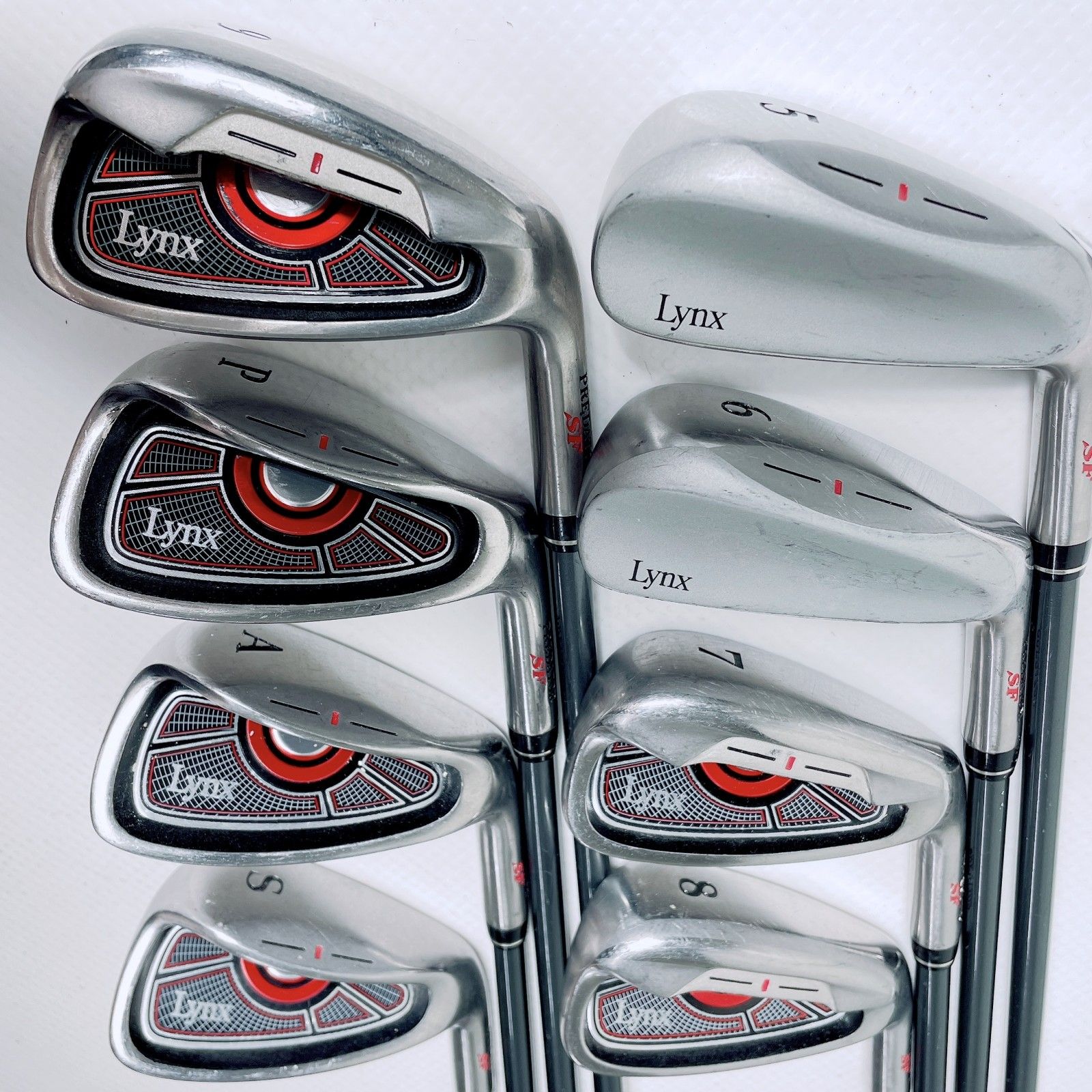 中古】リンクス PREDATOR SF 5-9I/PW/AW/SW 8本セット アイアン セット 