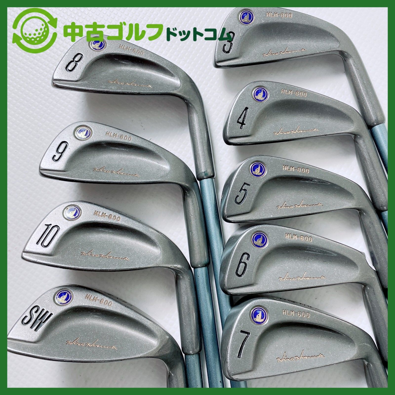 ホンマ HLM-600 3-10I/SW 9本セット アイアン セット (T-800カーボン 